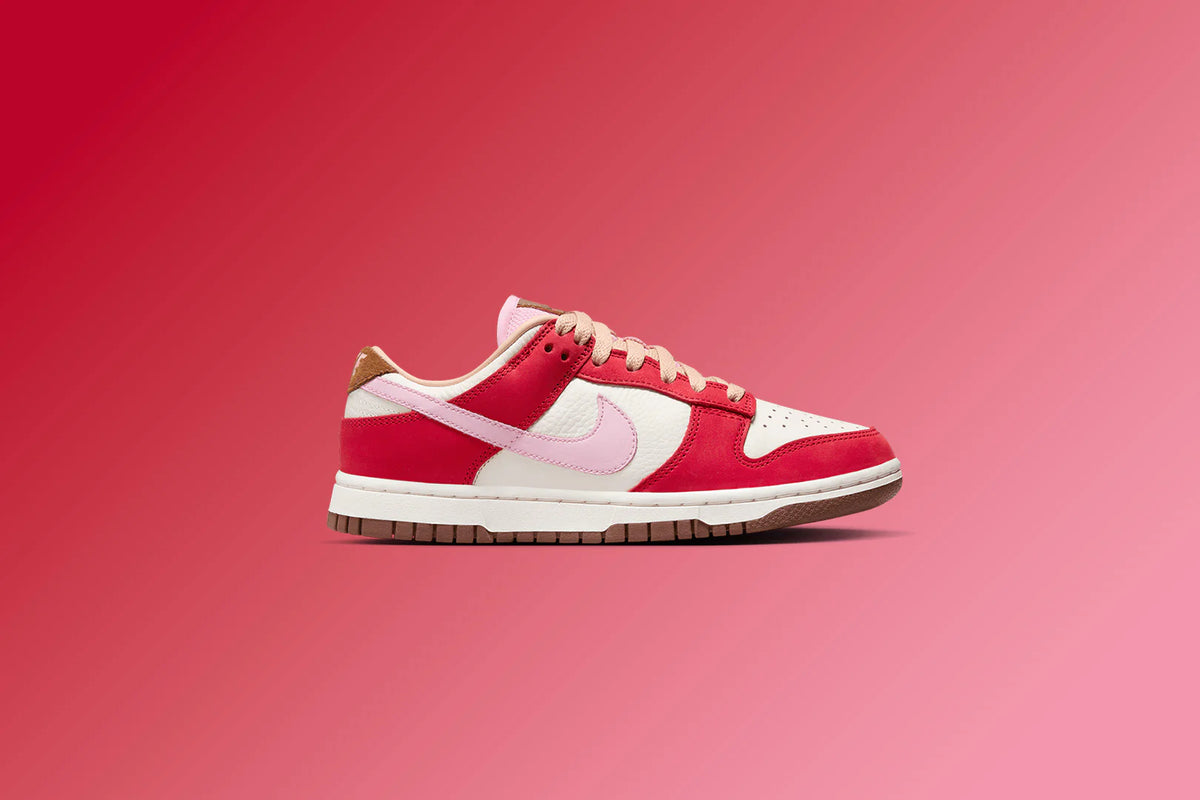 Women's Dunk Low PRM 'Bacon' - Sport Red/Sheen/Sail