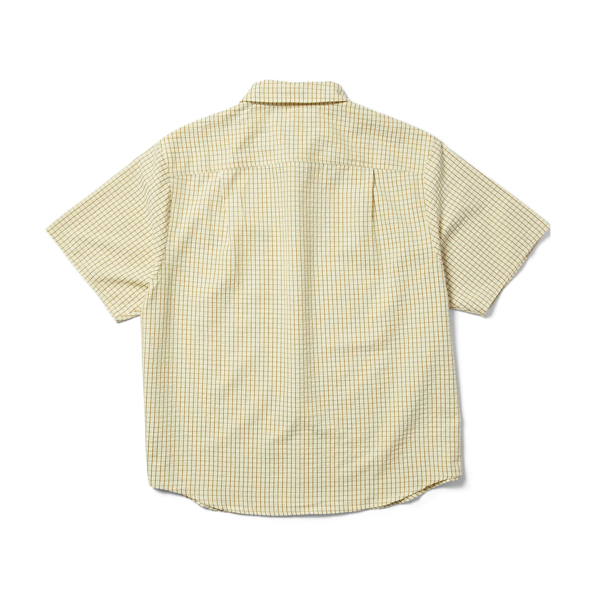 Huf Stuck On You Button Up S S Shirt Natural