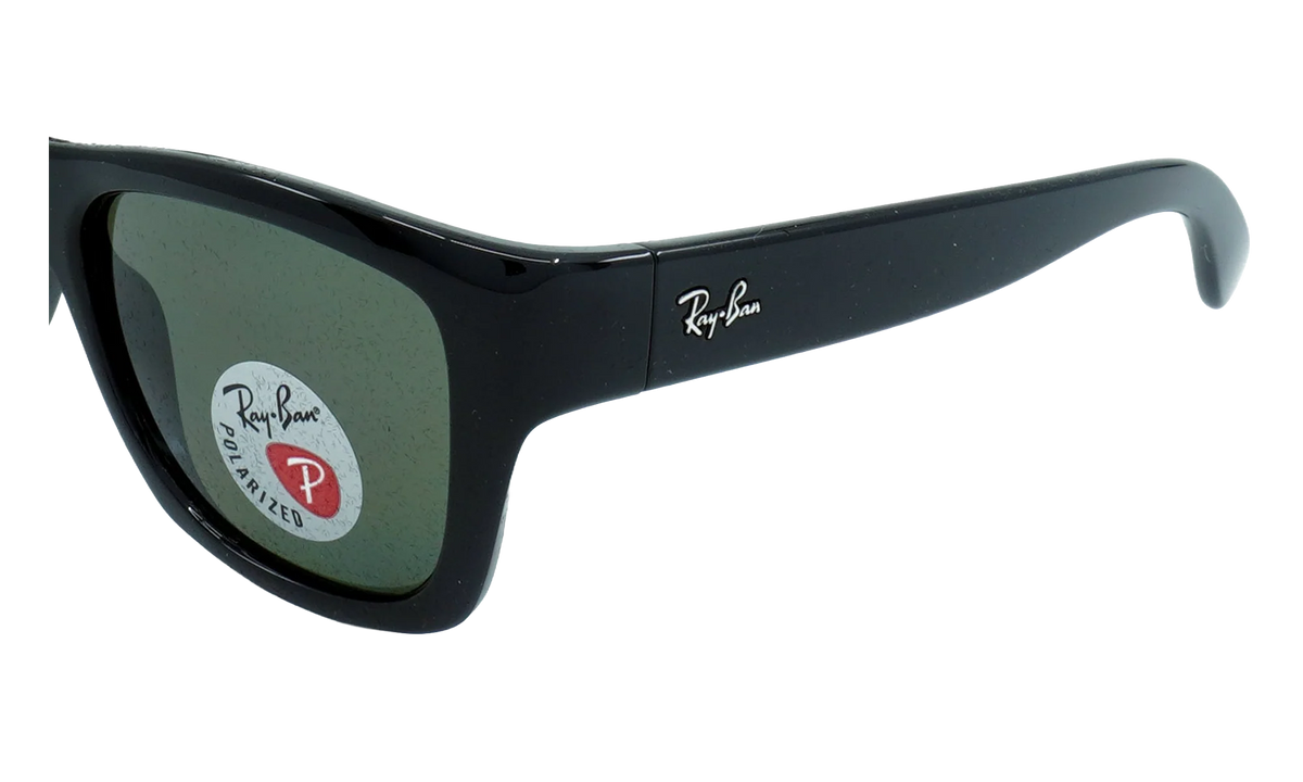 Wayfayer Polarized Sunglasses "Black" RB4194-601-9A_53