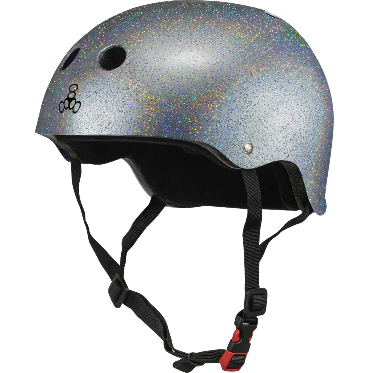 Triple 8 Sweatsaver Silver Glitter