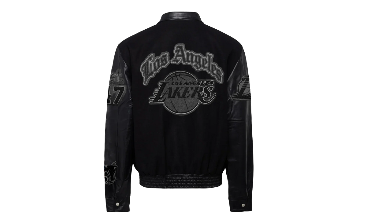 Wool & Leather Jacket "Los Angeles Lakers" BL 004