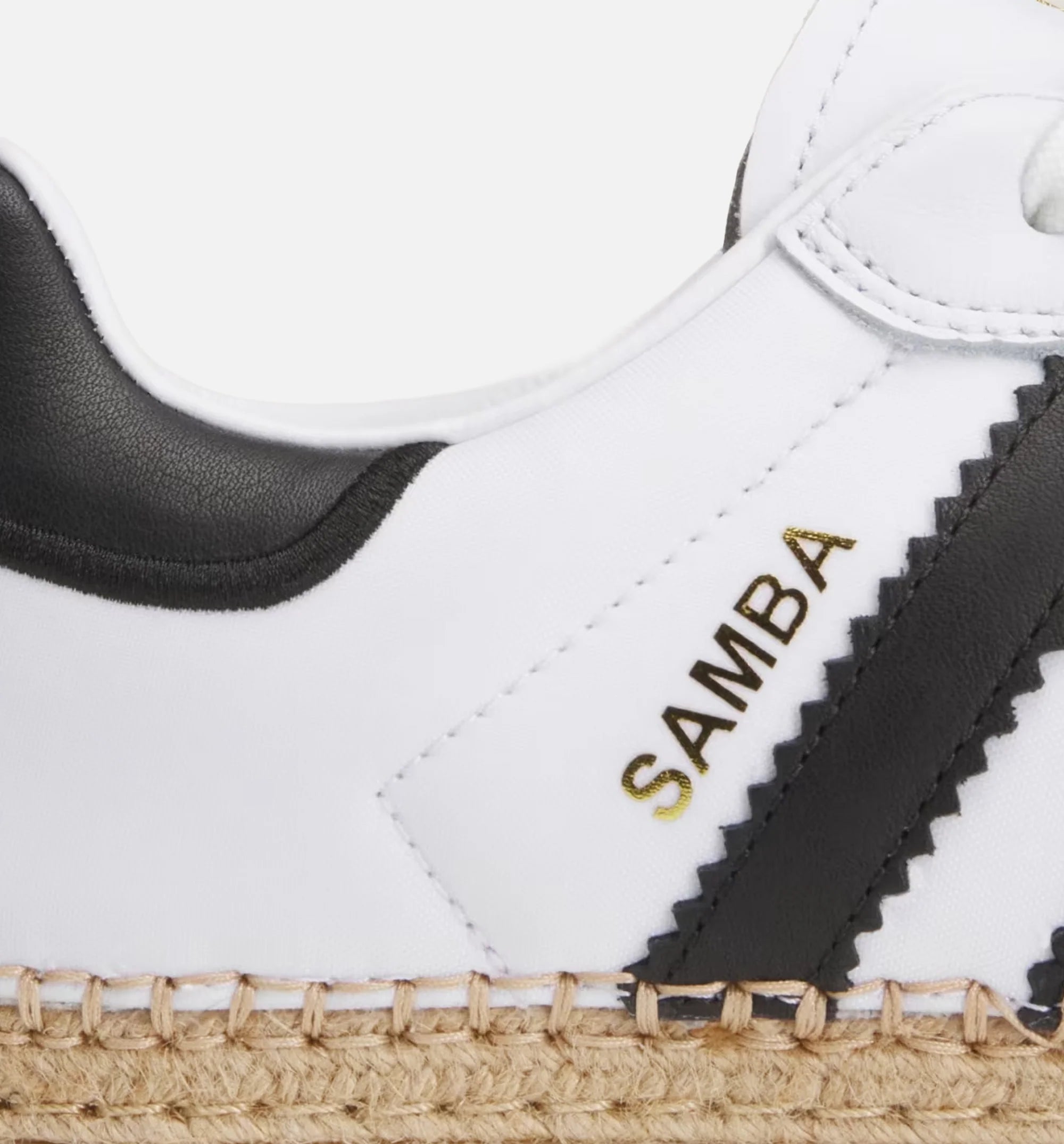 CLOT x Adidas Samba Espadrille Mens Lifestyle Shoe Black White