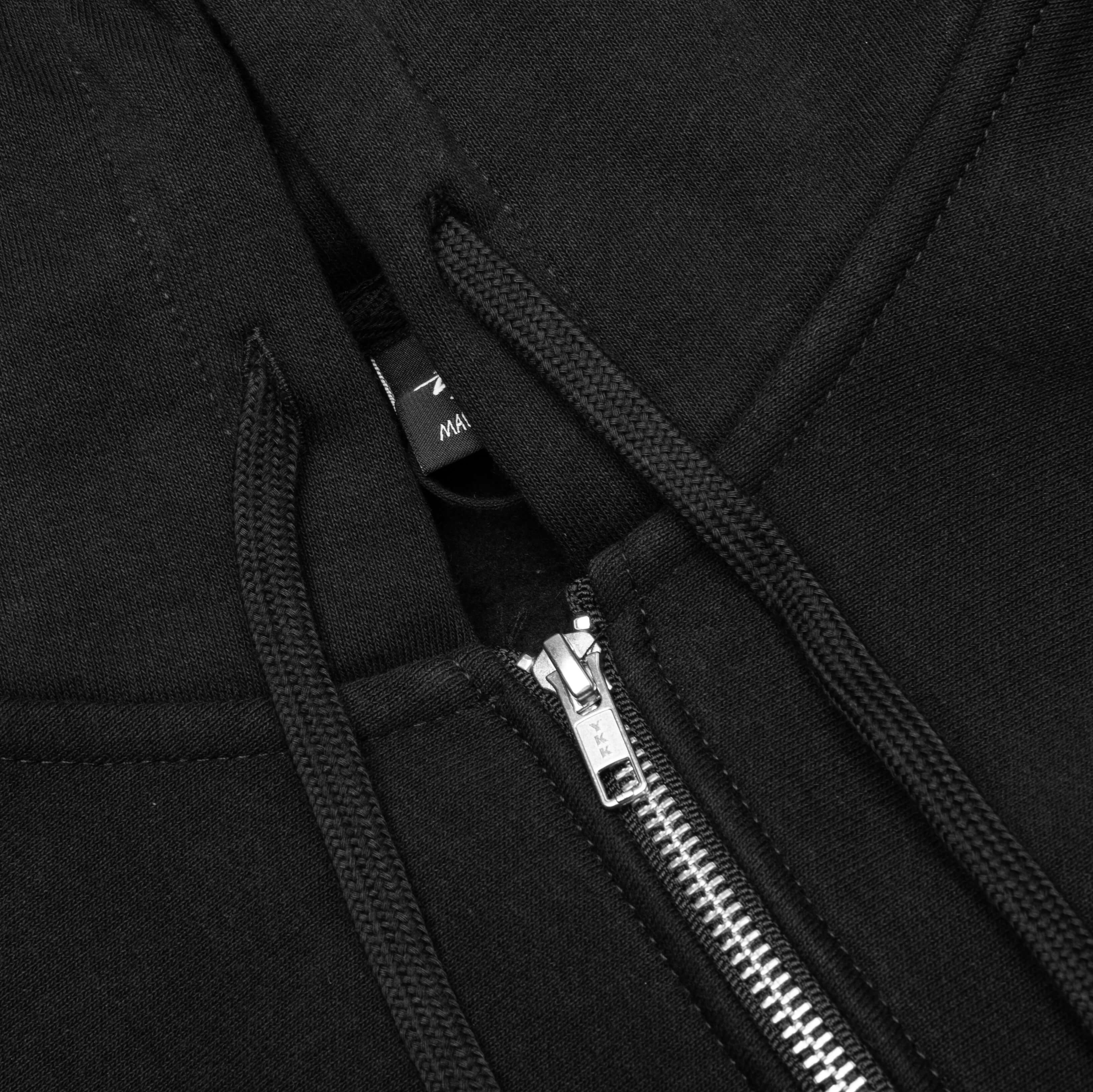 Built To Last Zip Hoodie Black