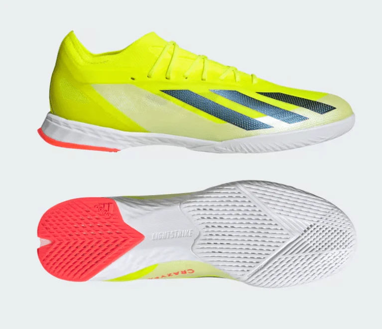 adidas X Crazyfast Elite IN Indoor Soccer Shoes Team Solar Yellow Core Black