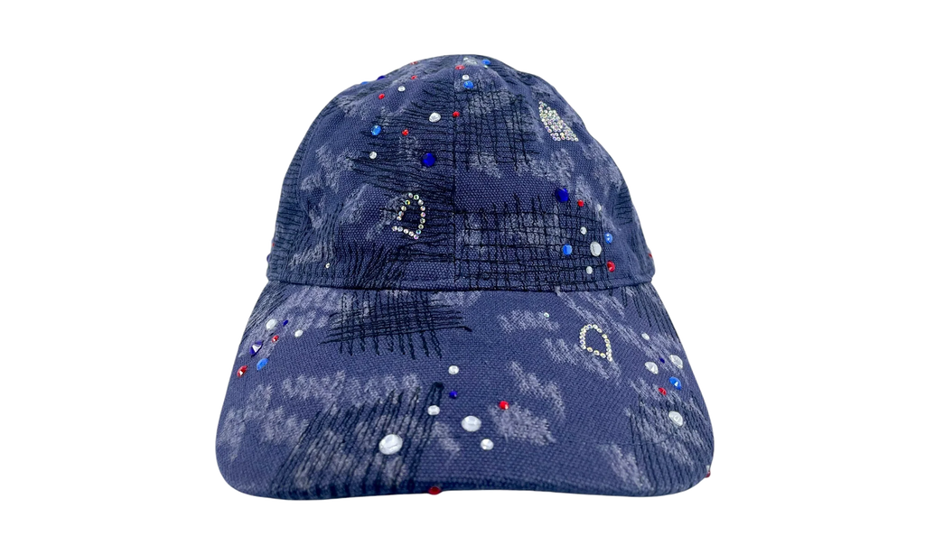 Crystal Distressed Hat "Navy" WDWMBCDHN