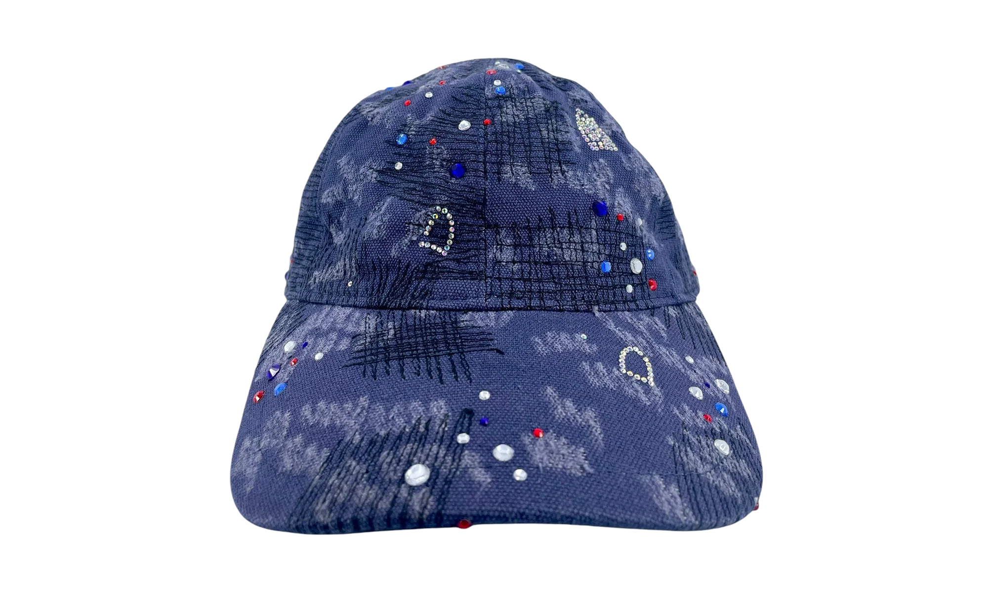 Crystal Distressed Hat "Navy" WDWMBCDHN