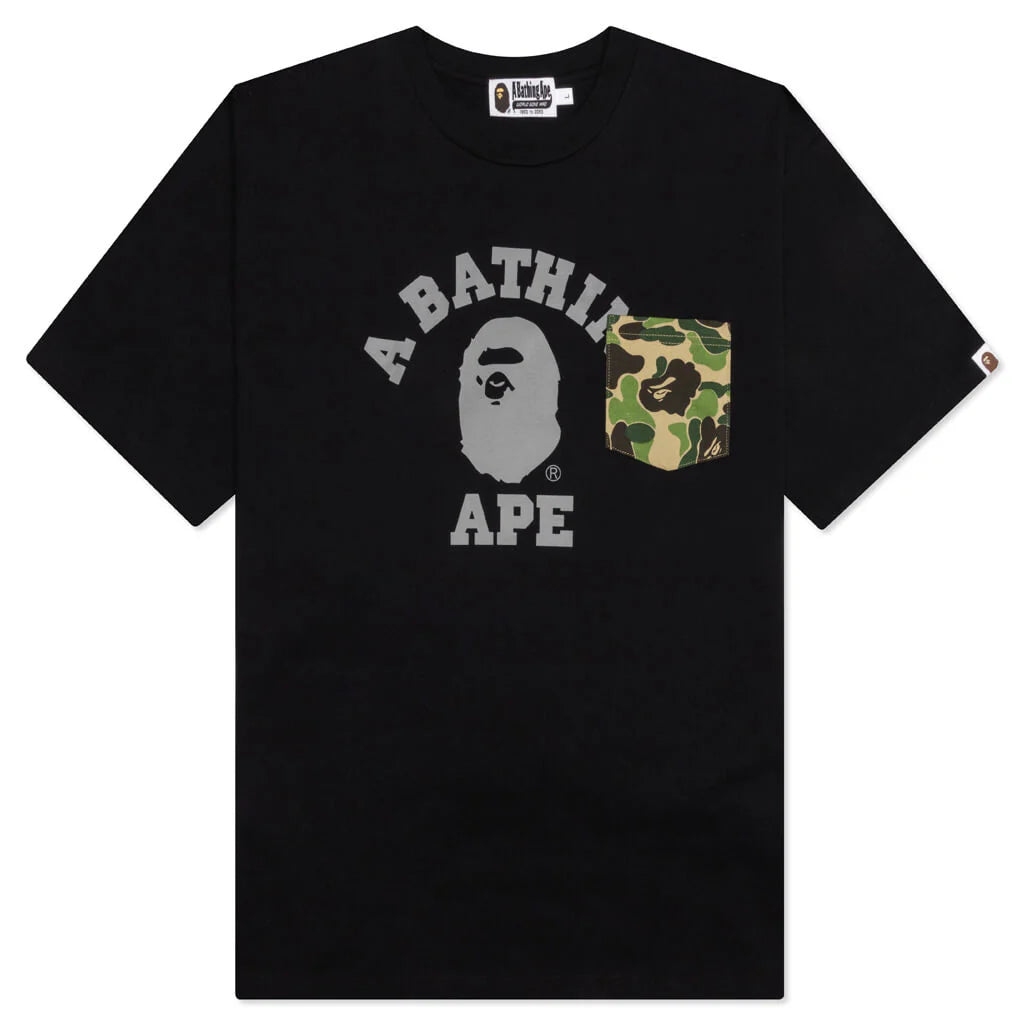 ABC Camo College Pocket Relaxed Tee Black