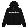 Mirror Zip Hoodie Black