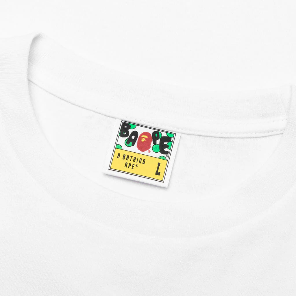 Color Camo Crazy College Tee White