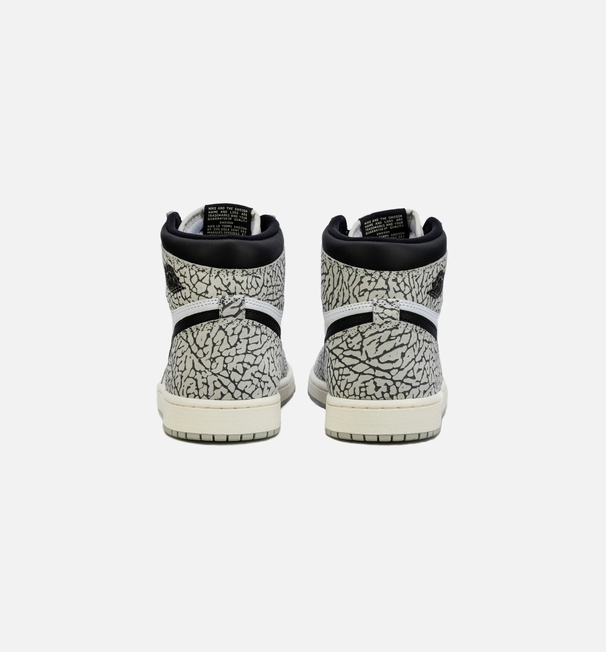 Air Jordan 1 Retro White Cement Mens Lifestyle Shoe White Grey