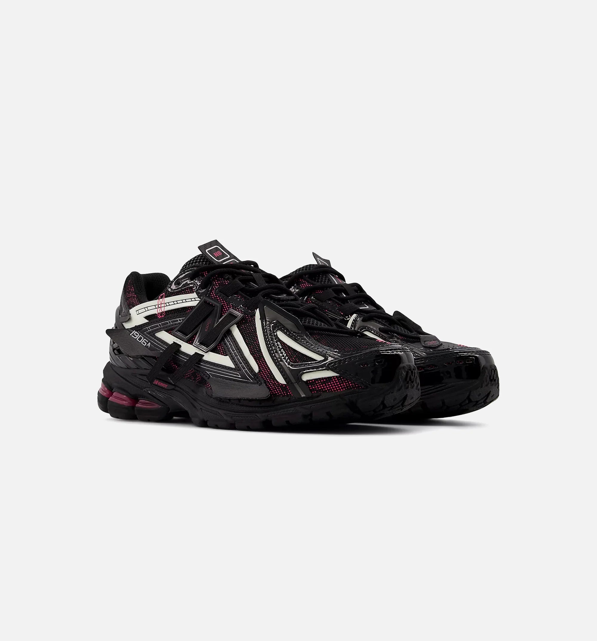 1906A Mens Lifestyle Shoe Black Dragon Berry White