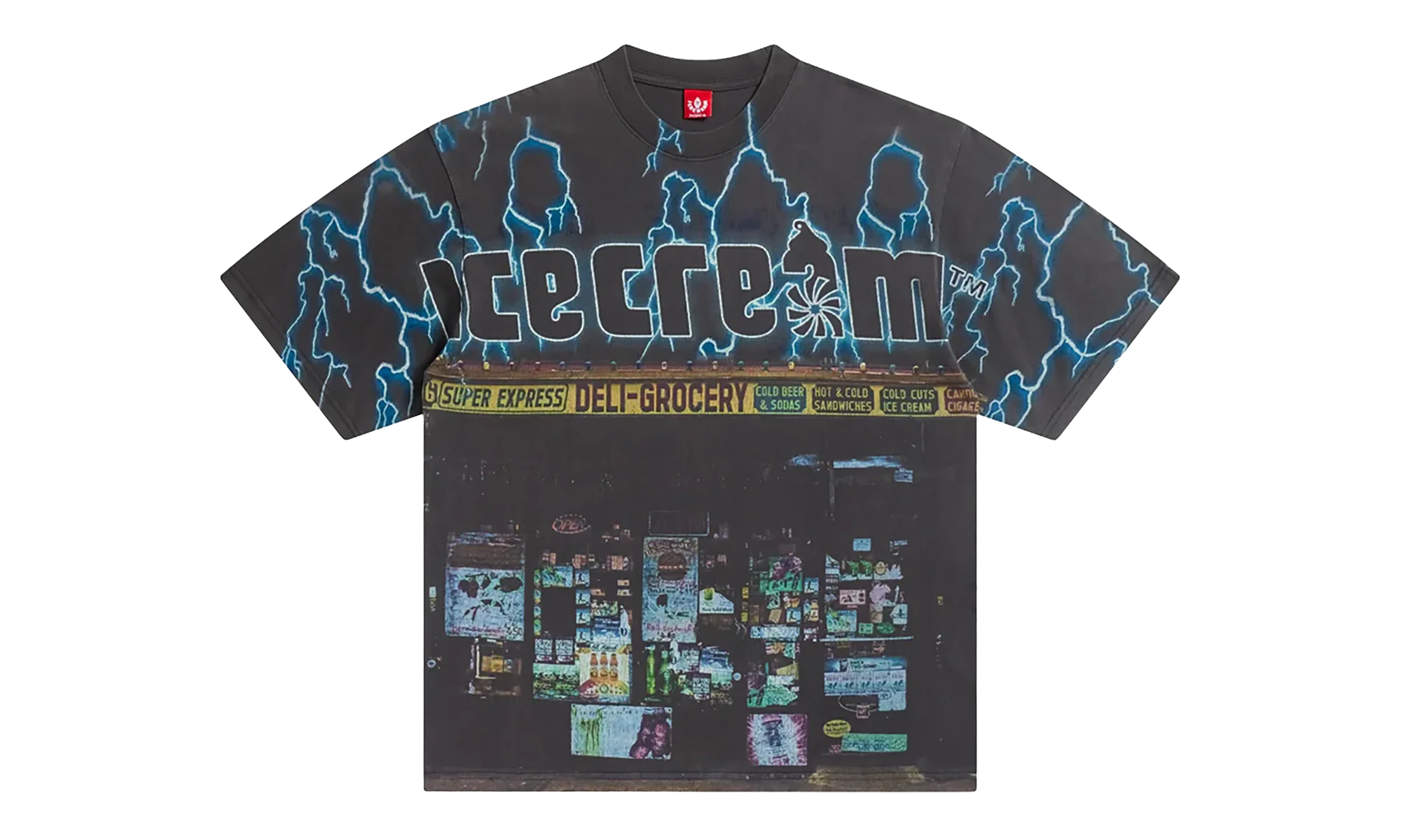 Static Oversized Tee "Charcoal Art" 461 1302 CHAR