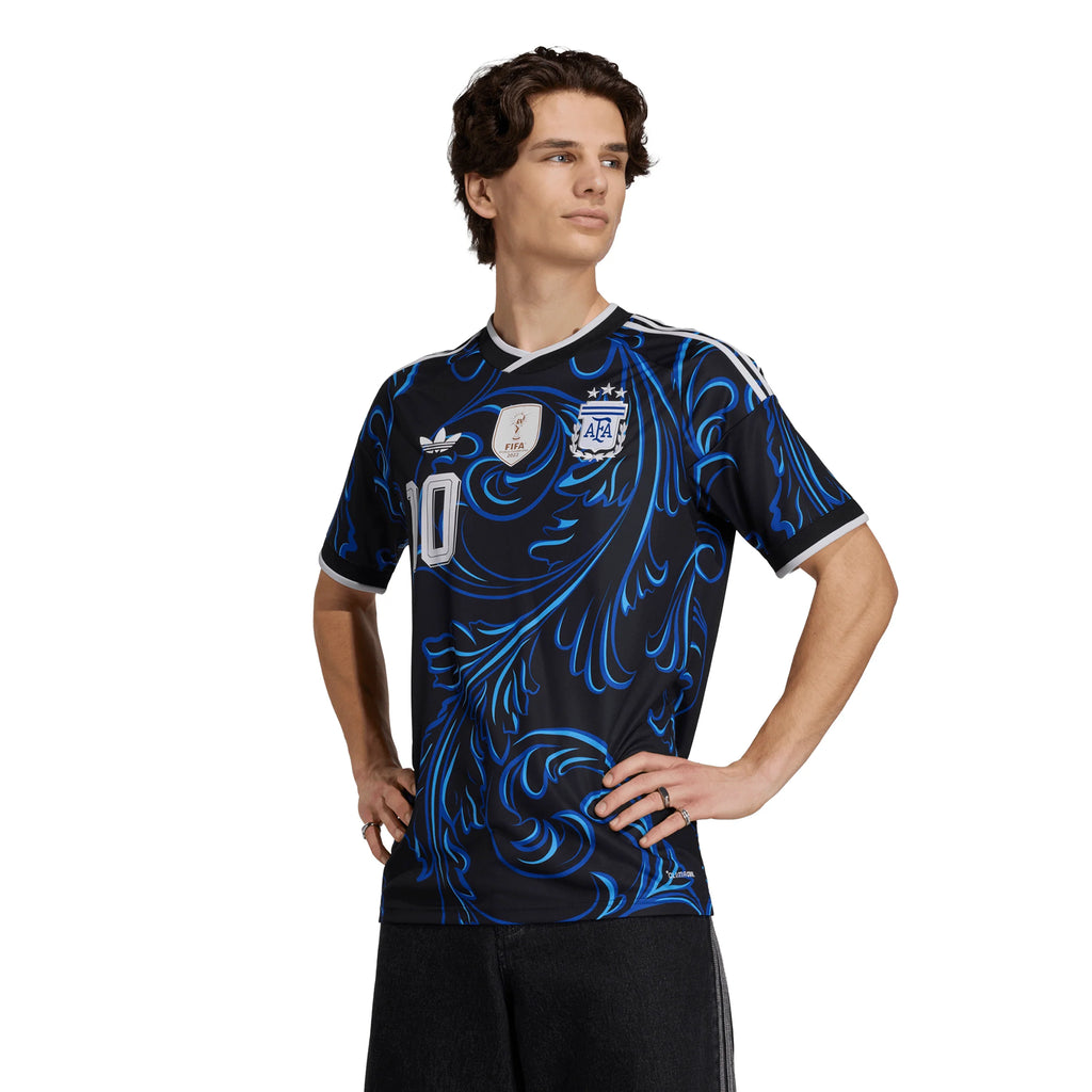 adidas Argentina Away Messi Mens Soccer Jersey 2026 Black Blue