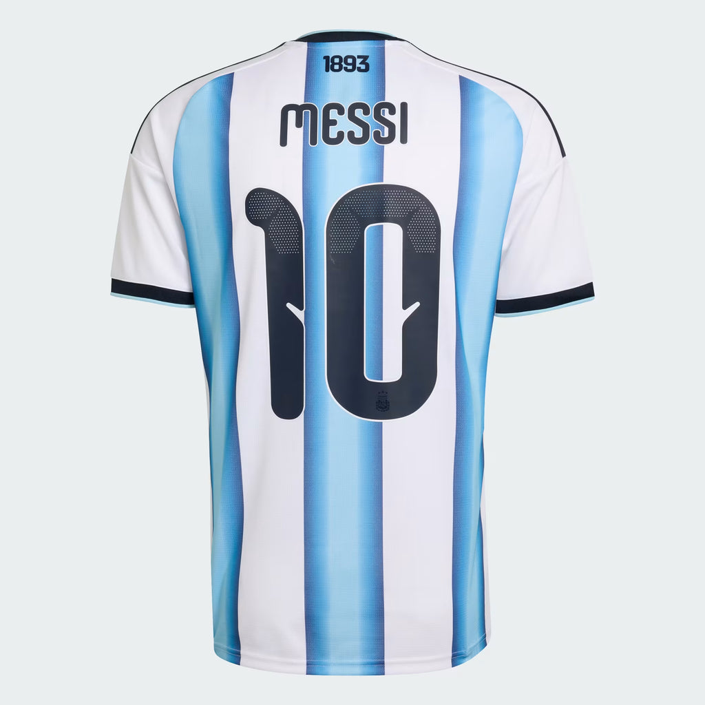 adidas Argentina Home 10 Messi Mens Soccer Jersey 26 White Blue