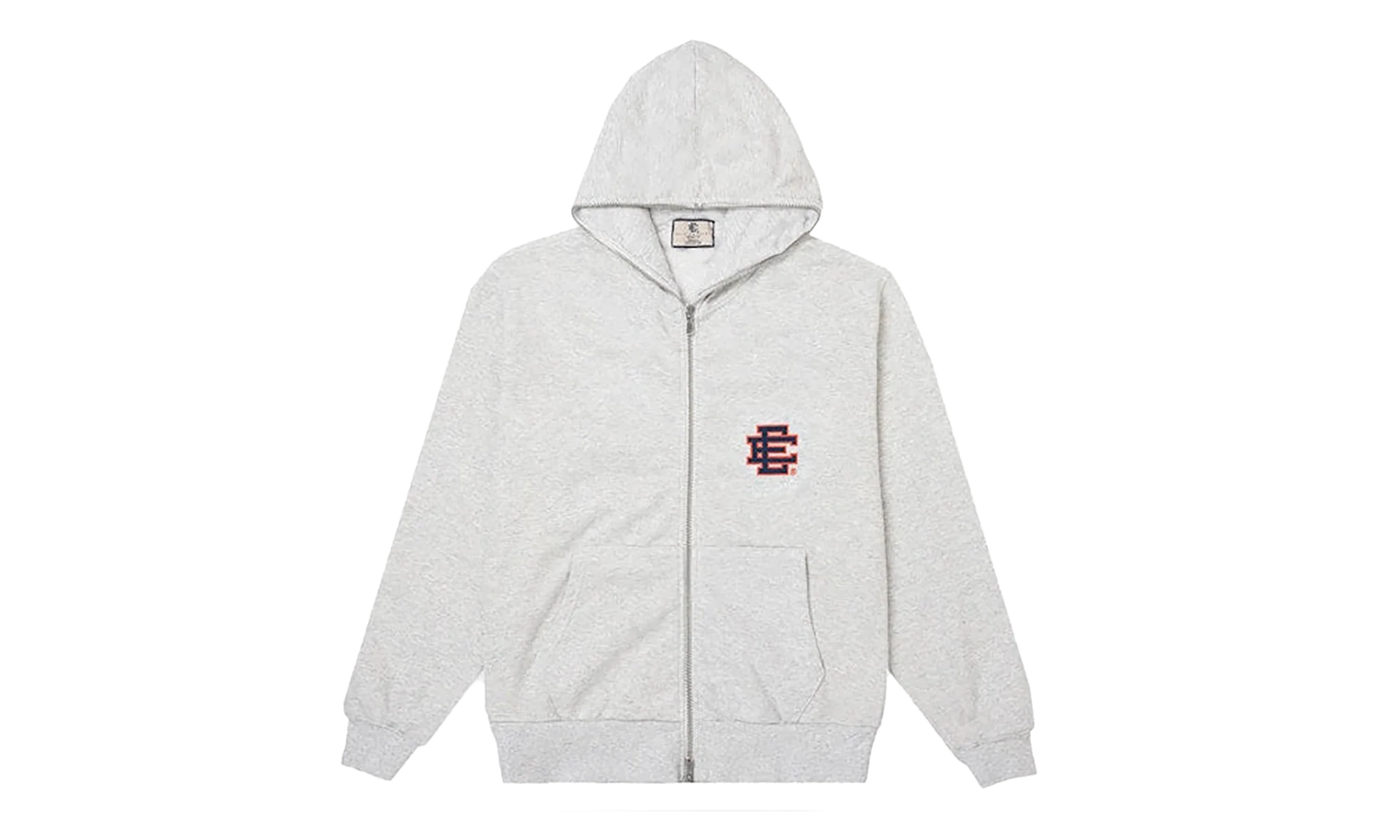 EE FULL ZIP HOODIE "FW22 - Heather/Navy/Orange" EE591