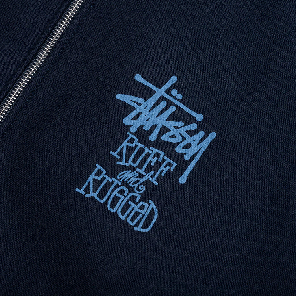Well Suited Zip Hoodie Navy
