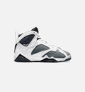 Air Jordan 7 Retro Flint Grade School Lifestyle Shoe White Grey