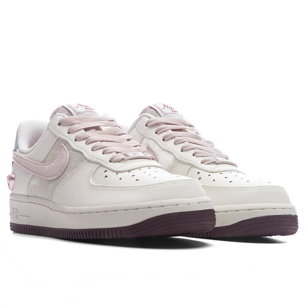 Womens Air Force 1 07 Valentines Day Sail Silt Red Light Armory Blue