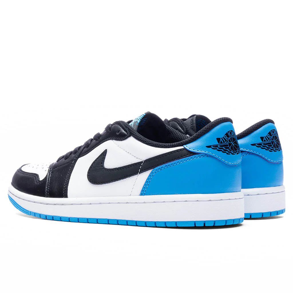 Air Jordan 1 Low OG White Dark Powder Blue Black