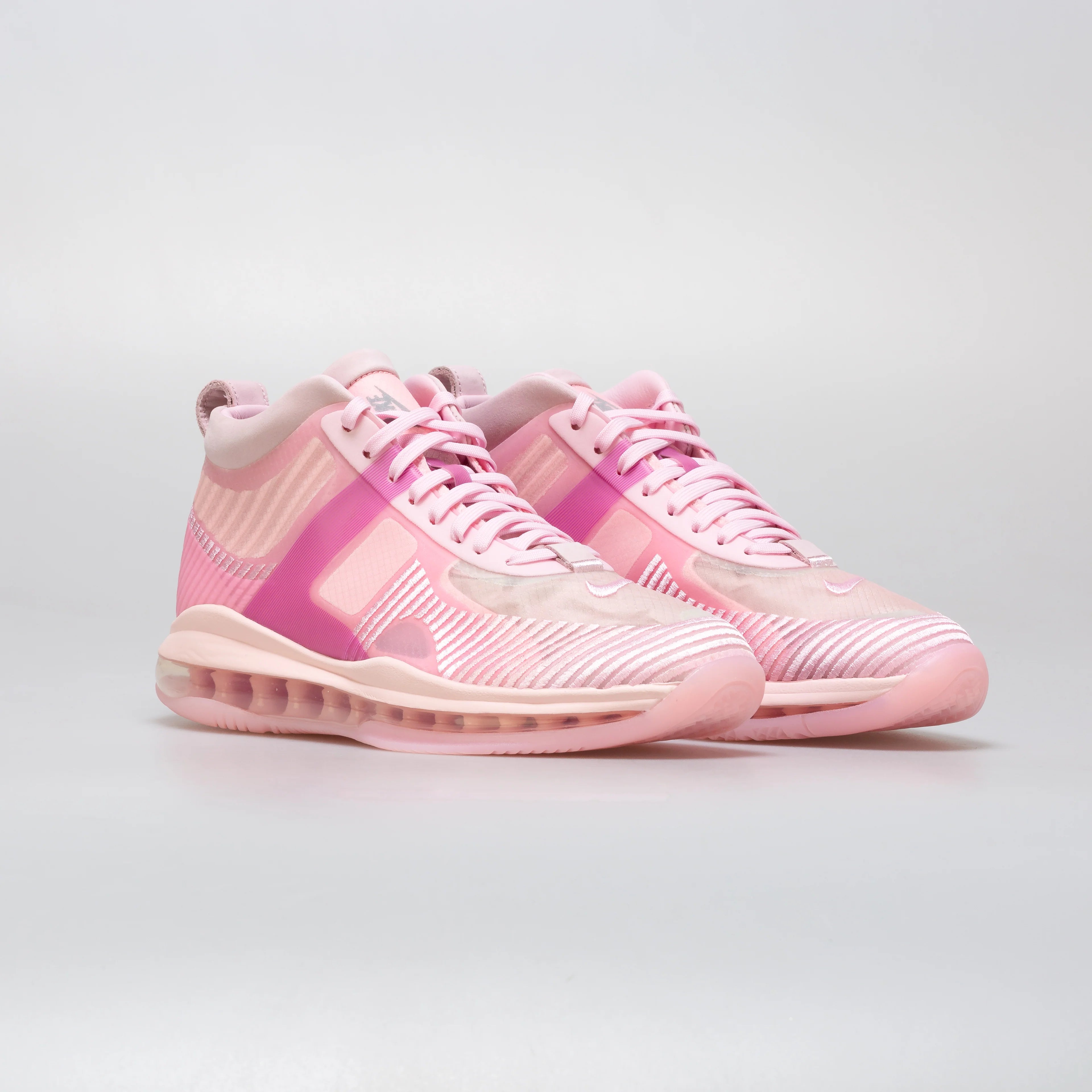 Lebron X John Elliott Icon QS Mens Basketball Shoe Pink Grey