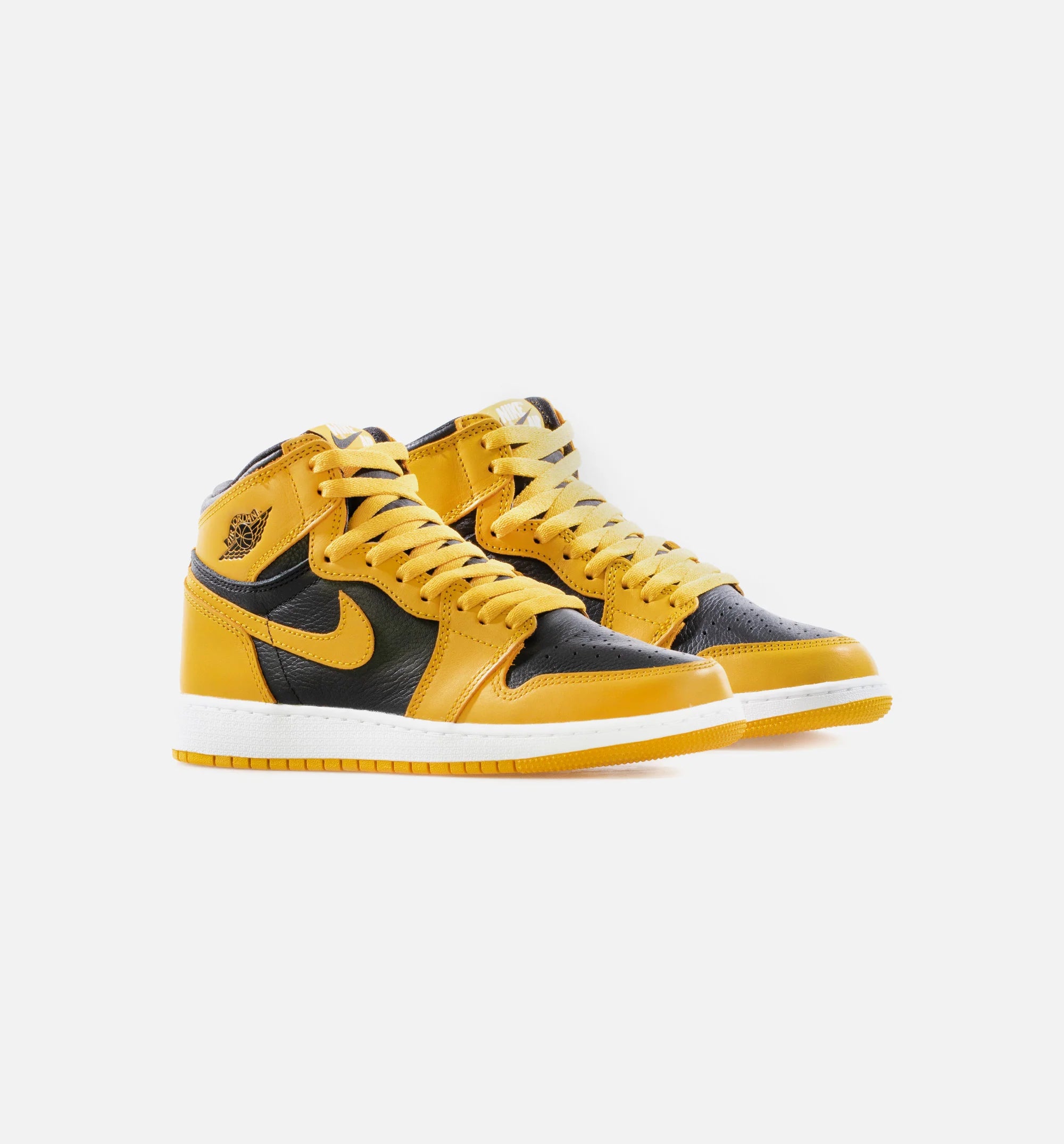 Air Jordan 1 Retro High OG Grade School Lifestlye Shoe Pollen Black White Limit One Per Customer