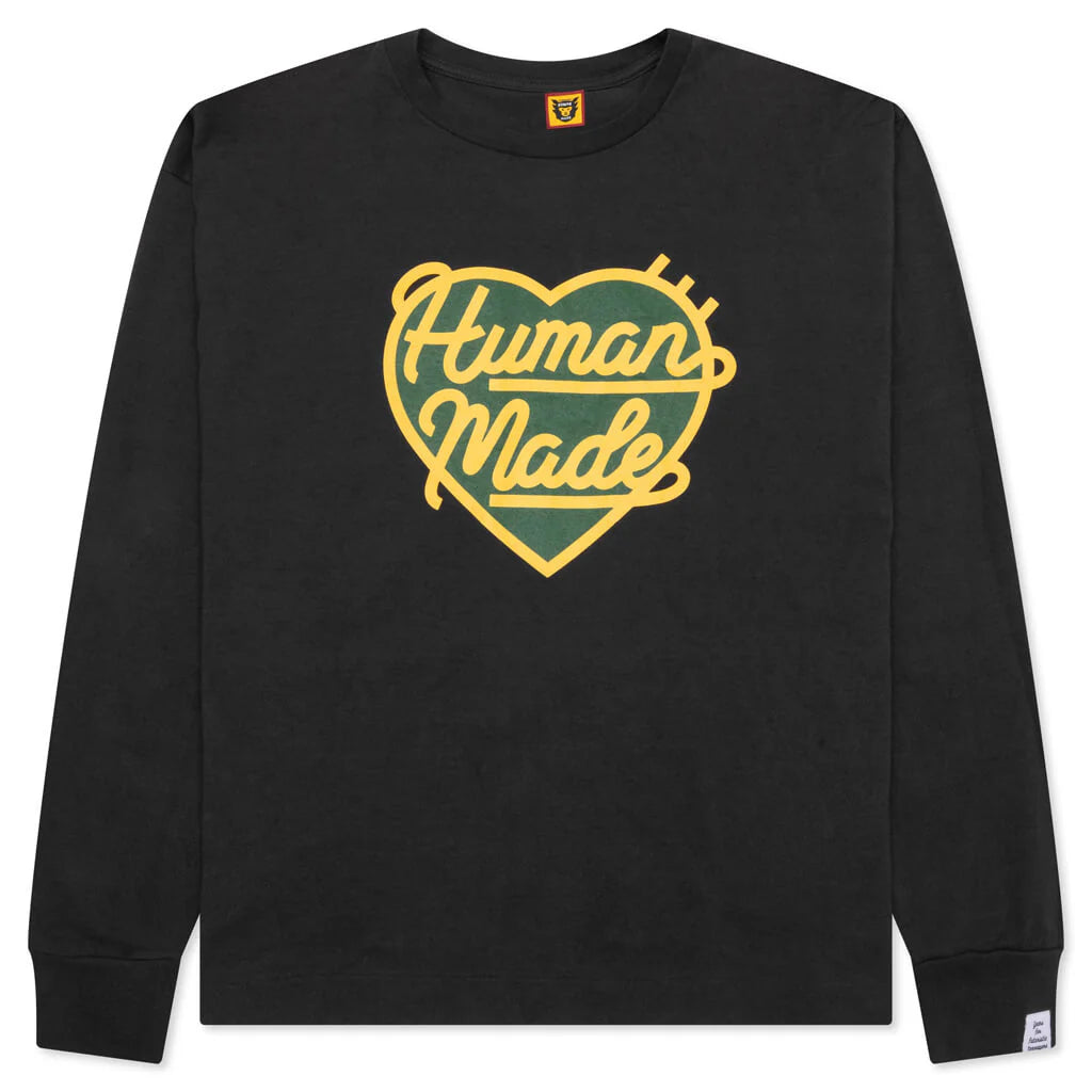 Graphic L S T Shirt 4 Black