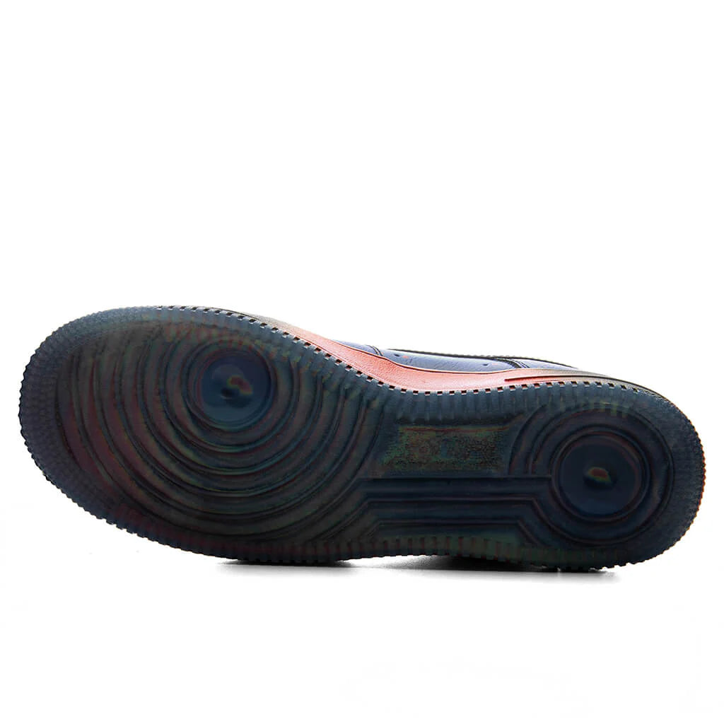 Air Force 1 Low Retro Heat Map Black Racer Blue Volt Ice Bright Crimson