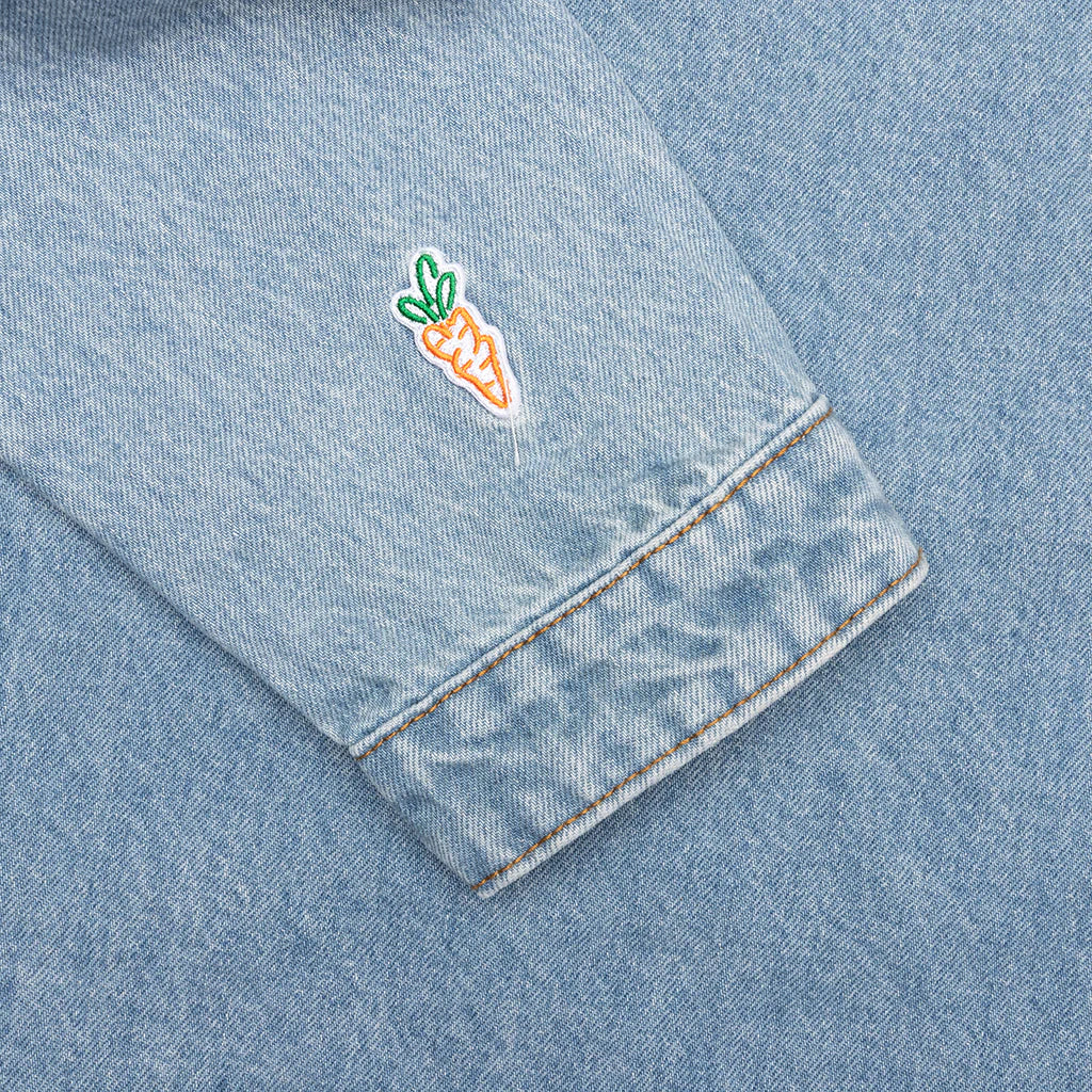 Wordmark Denim Jacket Blue