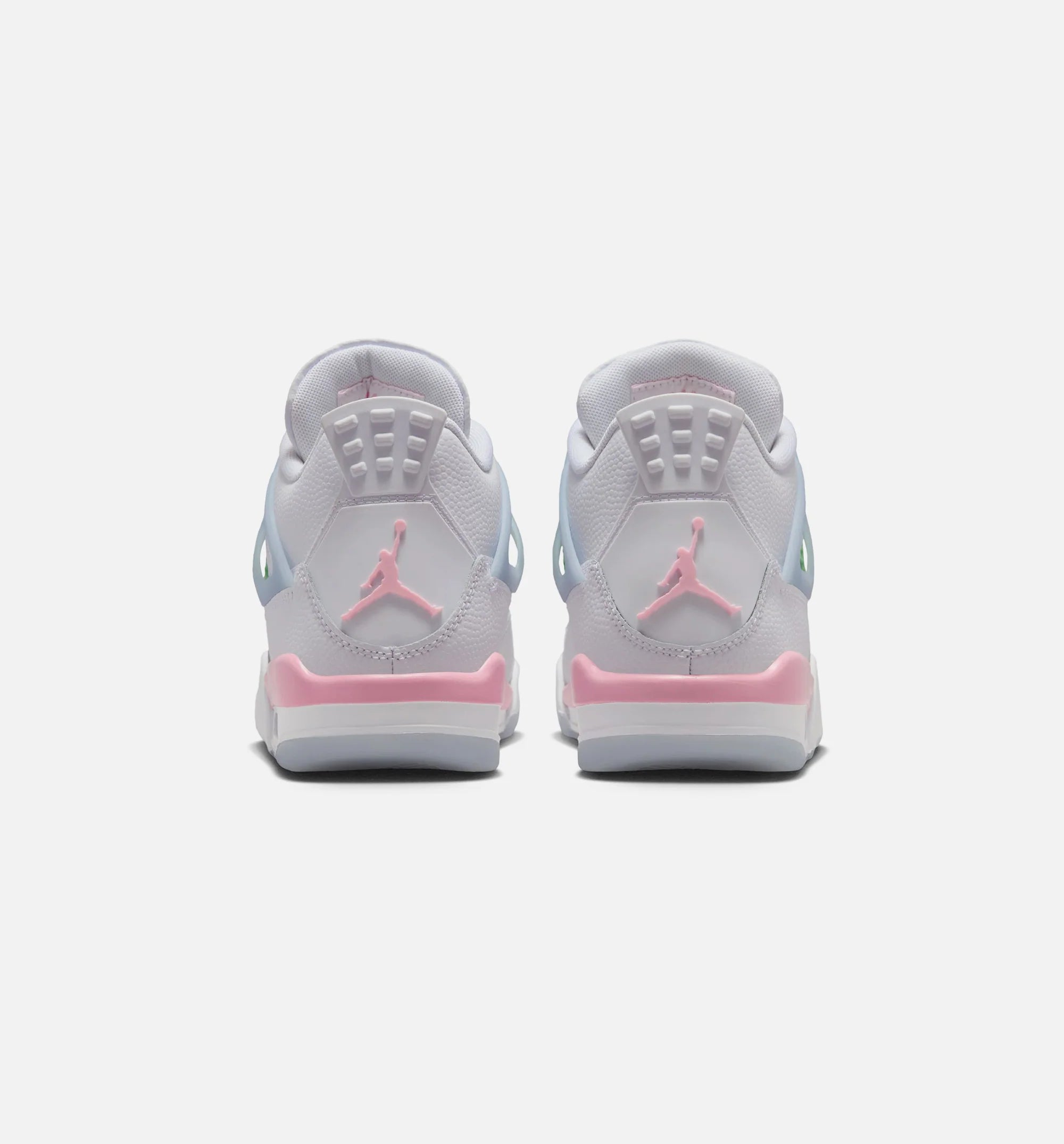 Air Jordan 4 Retro Medium Soft Pink Grade School Lifestyle Shoe White Medium Soft Pink Half Blue