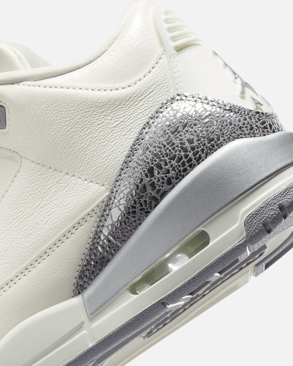 Women's Air  3 Retro "Metallic Silver" Sail/Cement Grey
