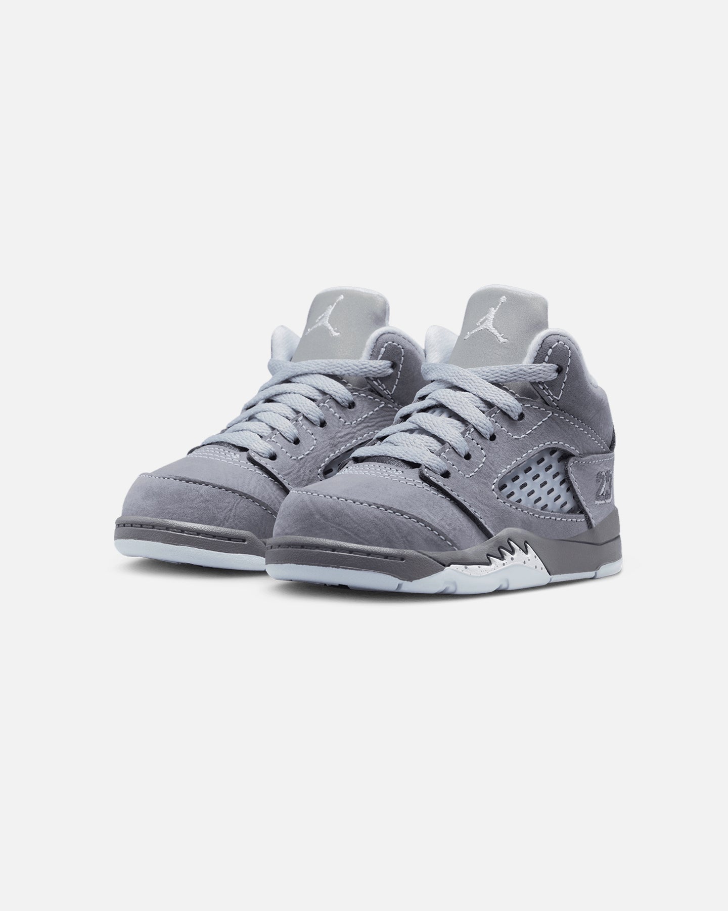Kids' Air 5 Retro "Wolf Grey" (TD) Graphite