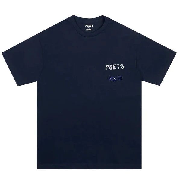 POETS CEE LO SCREENED T SHIRT Navy