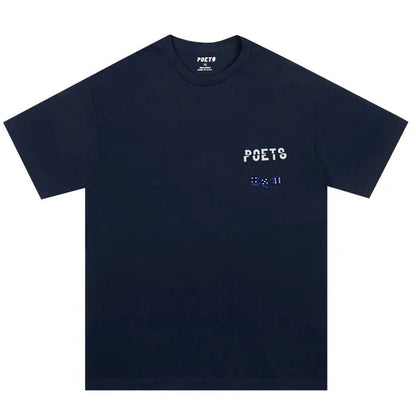 POETS CEE LO SCREENED T SHIRT Navy