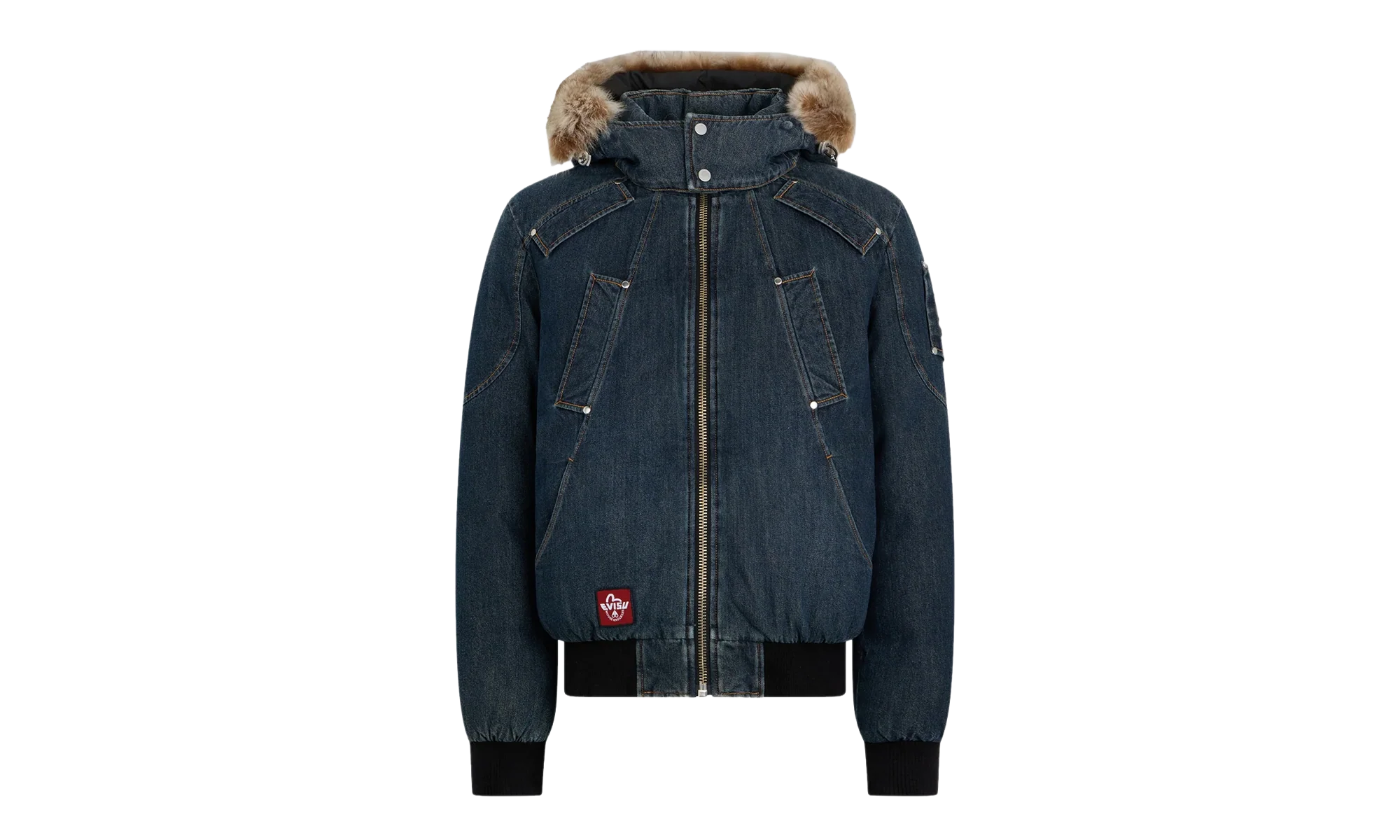 Denim Down Bomber Jacket "Evisu - Denim" M35MB000EV 1843