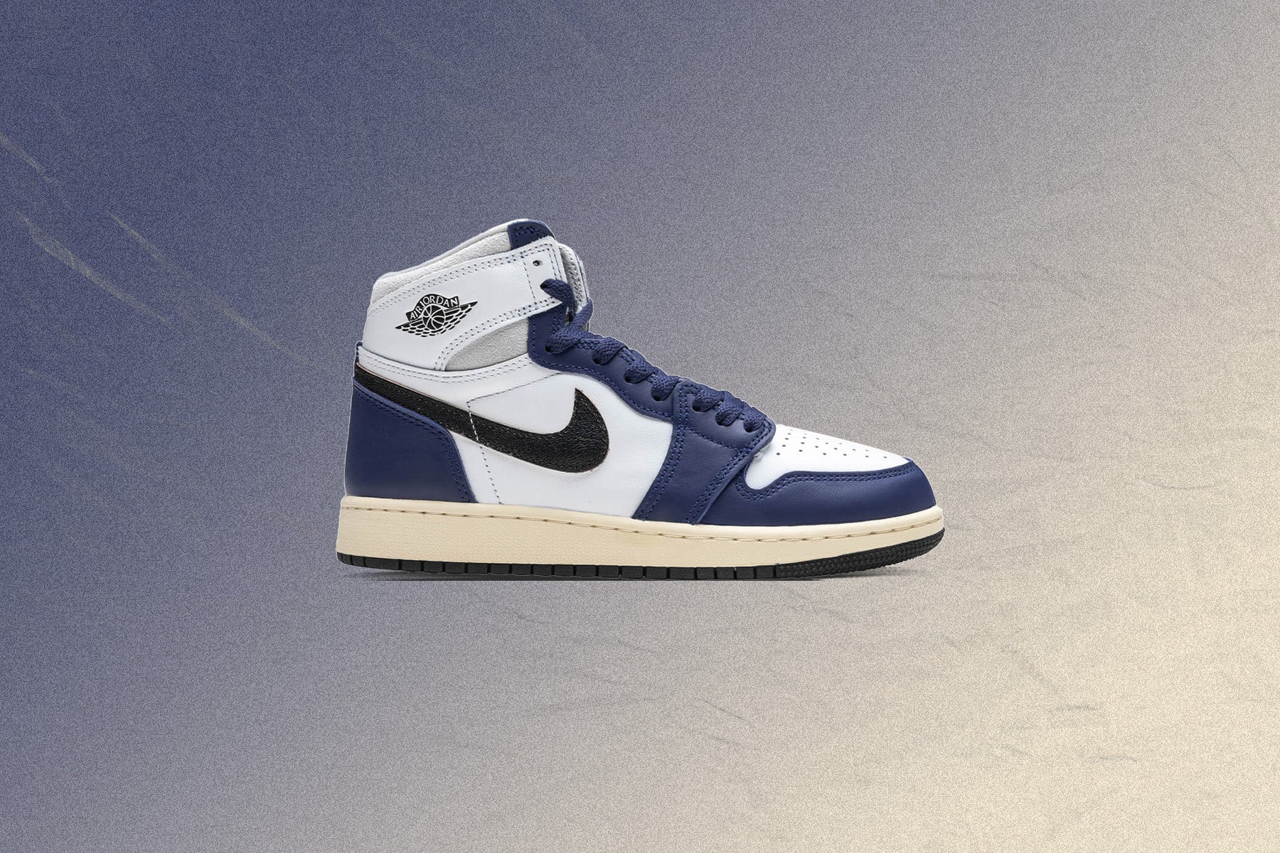 Air Jordan 1 Retro High OG Rare Air White Black Neutral Grey Deep Royal Blue