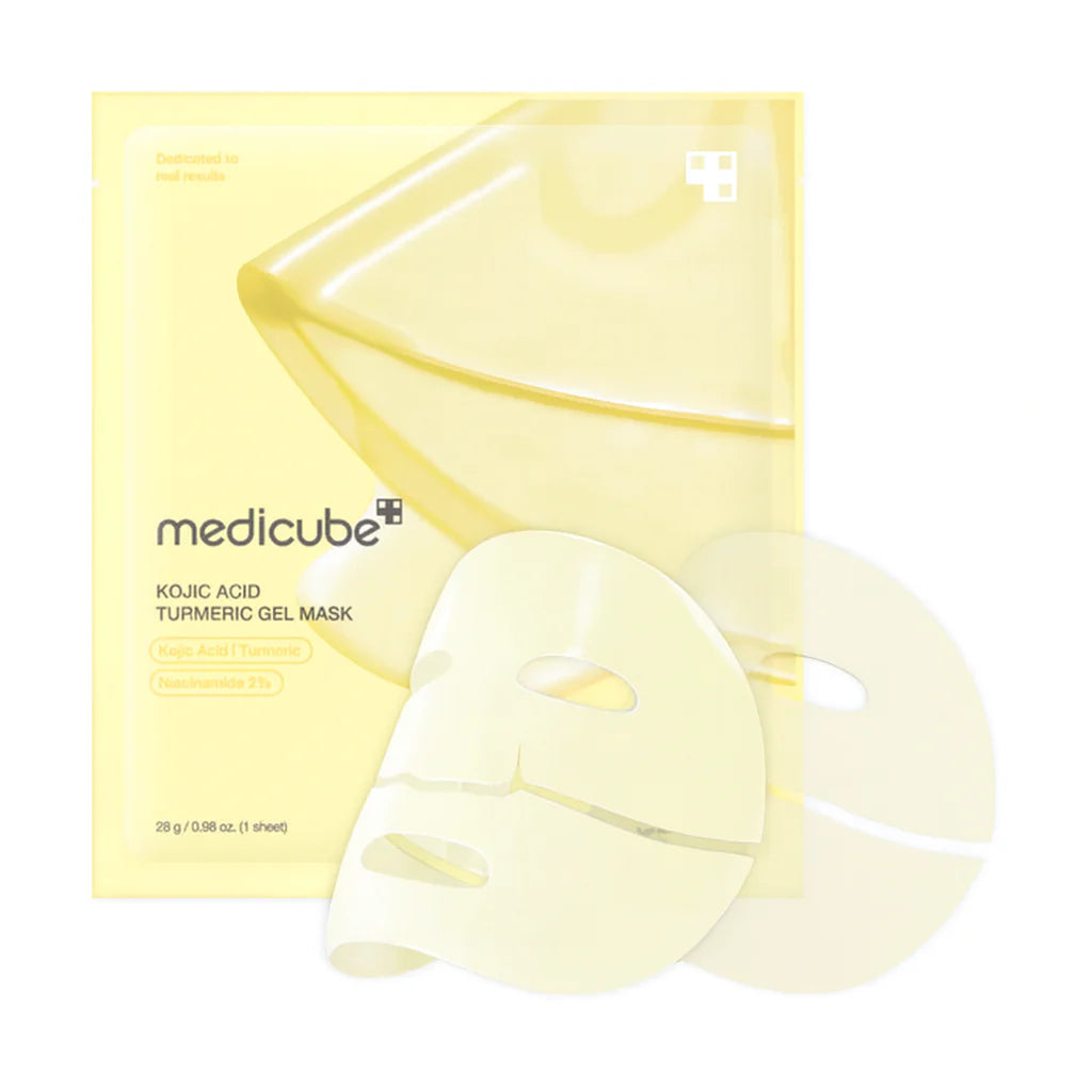 Máscara Jelly Dourada com Ácido Kójico e Cúrcuma Kit com 4