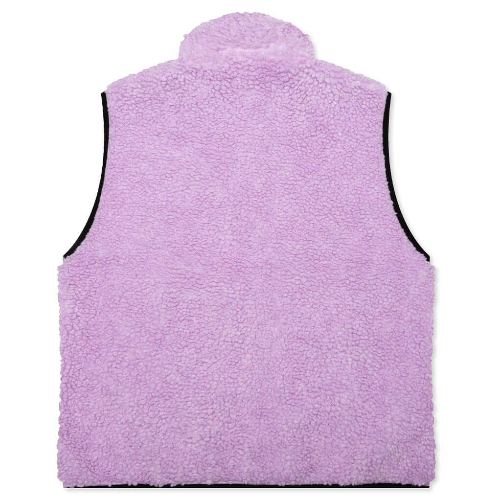 Sherpa Reversible Vest Lavender