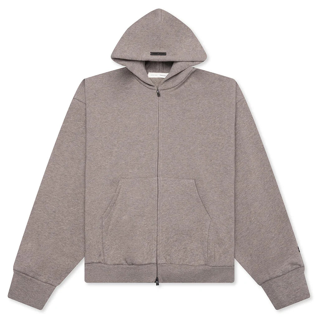 Classic Fleece Zip Up Hoodie Homestead Heather