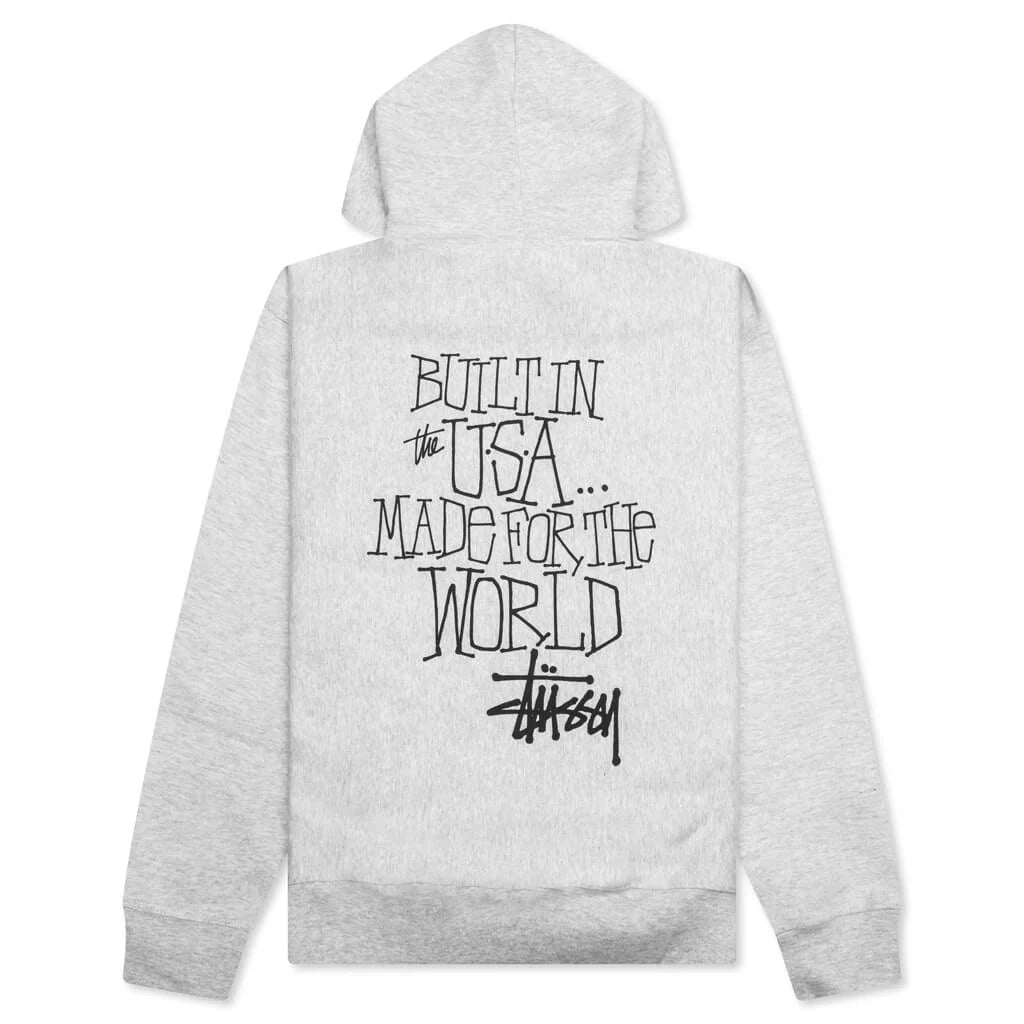 Built In Usa Hoodie Ash Heather