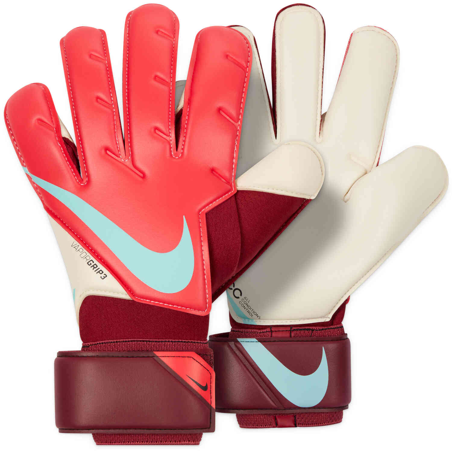 Nike Vapor Grip3 Goalkeeper Gloves Siren Red Blue