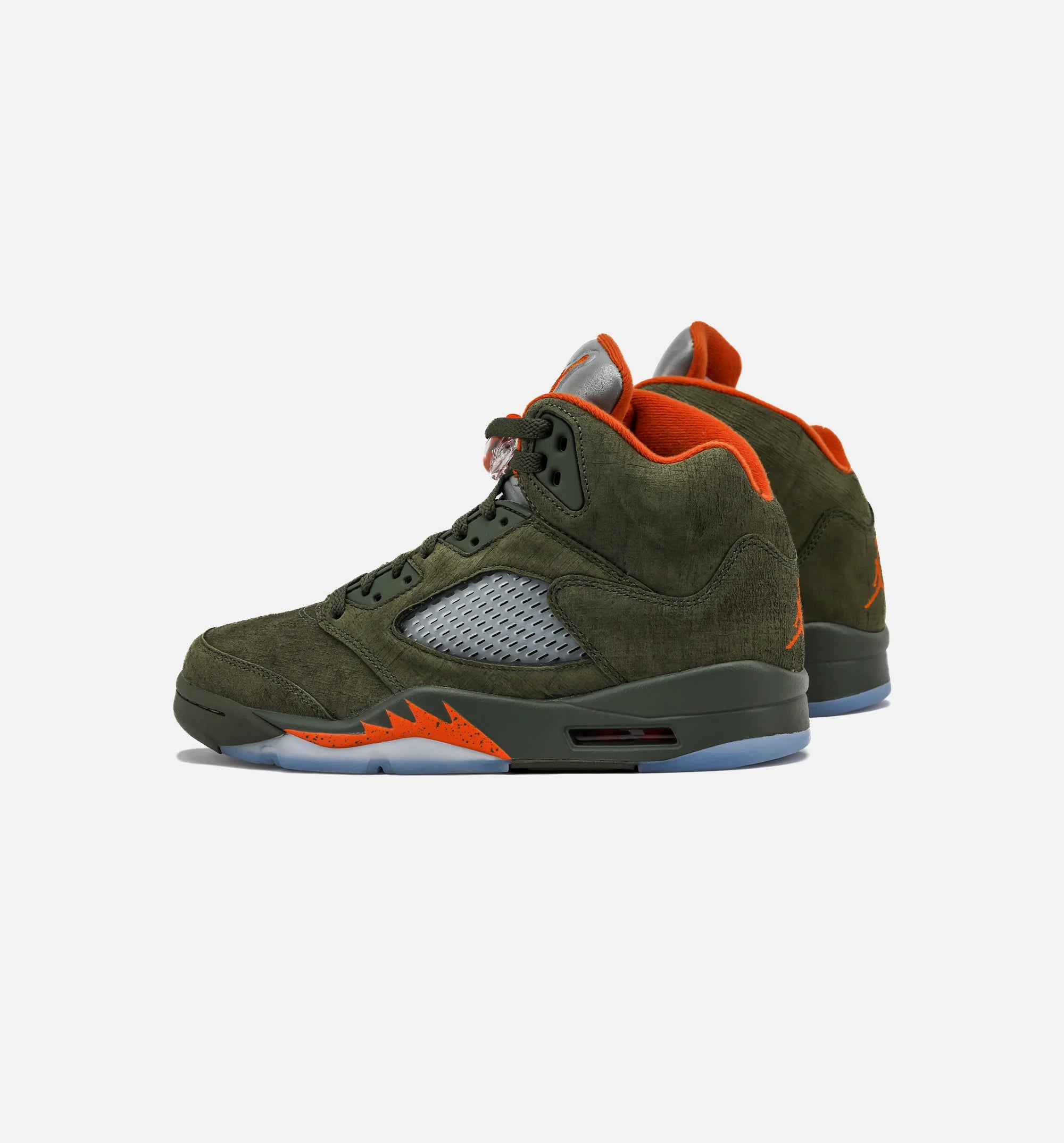 Air Jordan 5 Retro Olive Mens Lifestyle Shoe Army Olive Solar Orange
