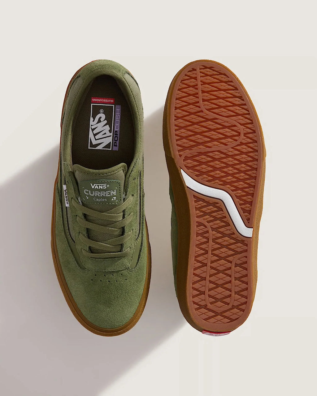 Vans Skate Curren Caples Olive Gum