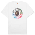 Abc Camo Crazy Busy Works Tee White
