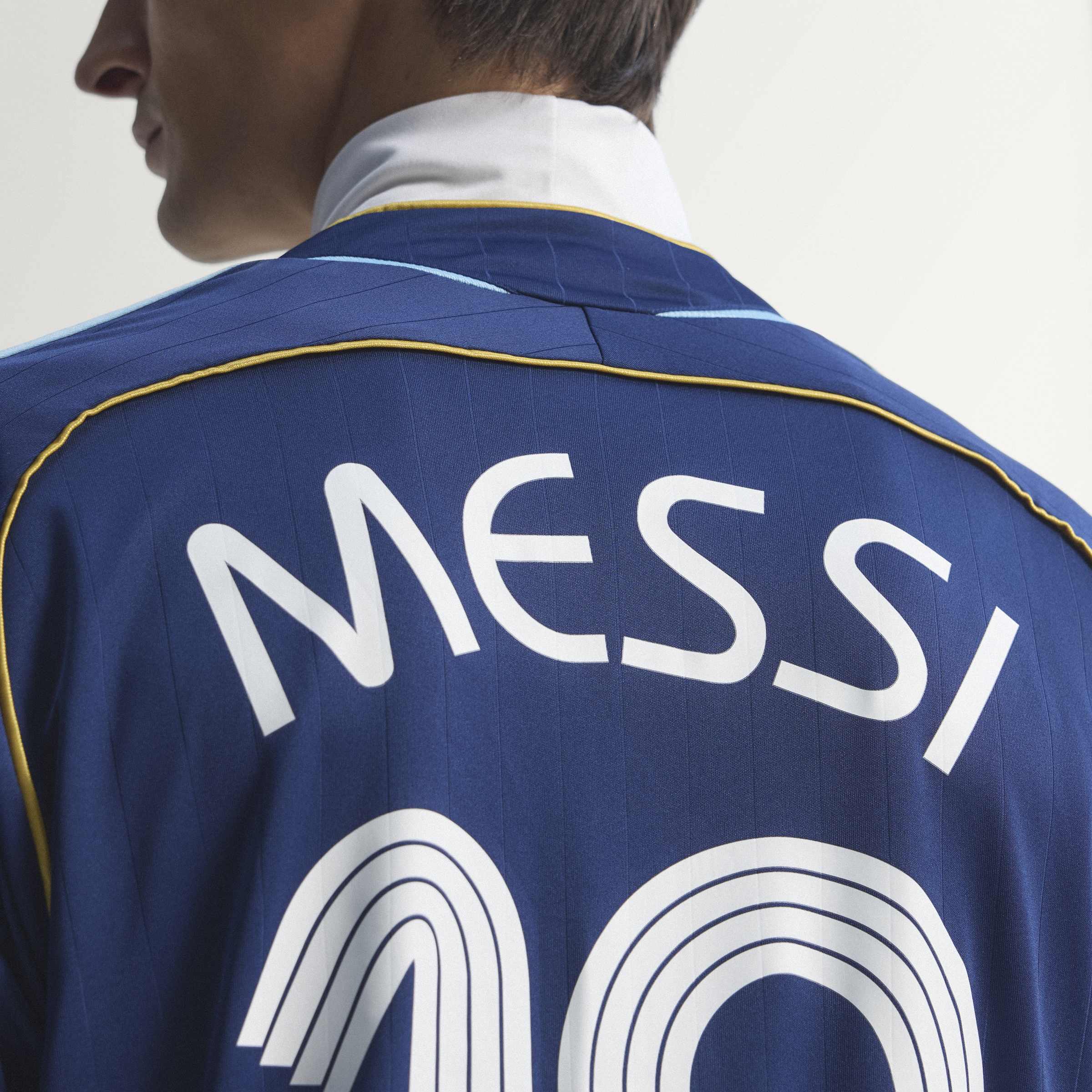 adidas Argentina Away Messi Mens Soccer Jersey 2006 Dark Blue