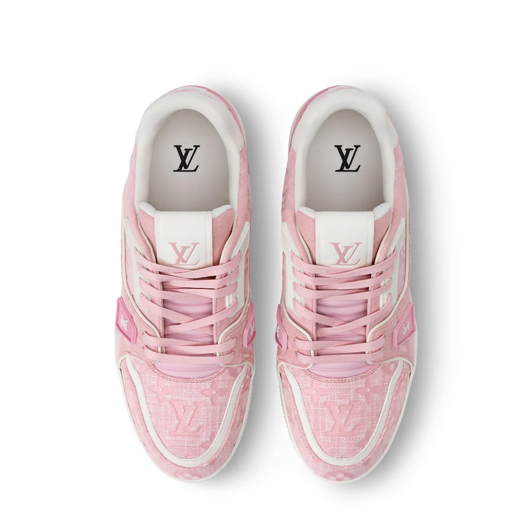 LV Trainer Pink Canvas