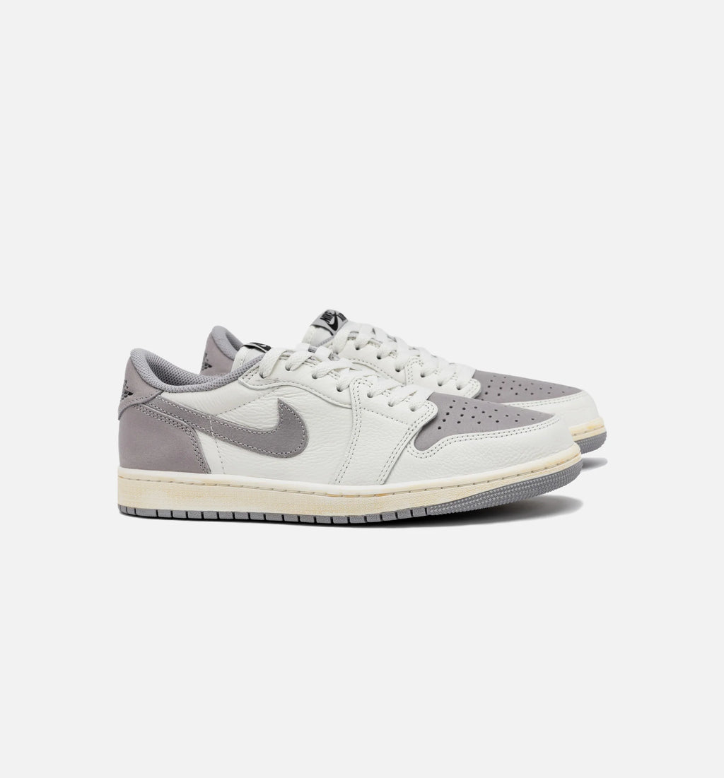 Air Jordan 1 Retro Low OG Atmosphere Grey Mens Lifestyle Shoe Sail Black Atmosphere Grey