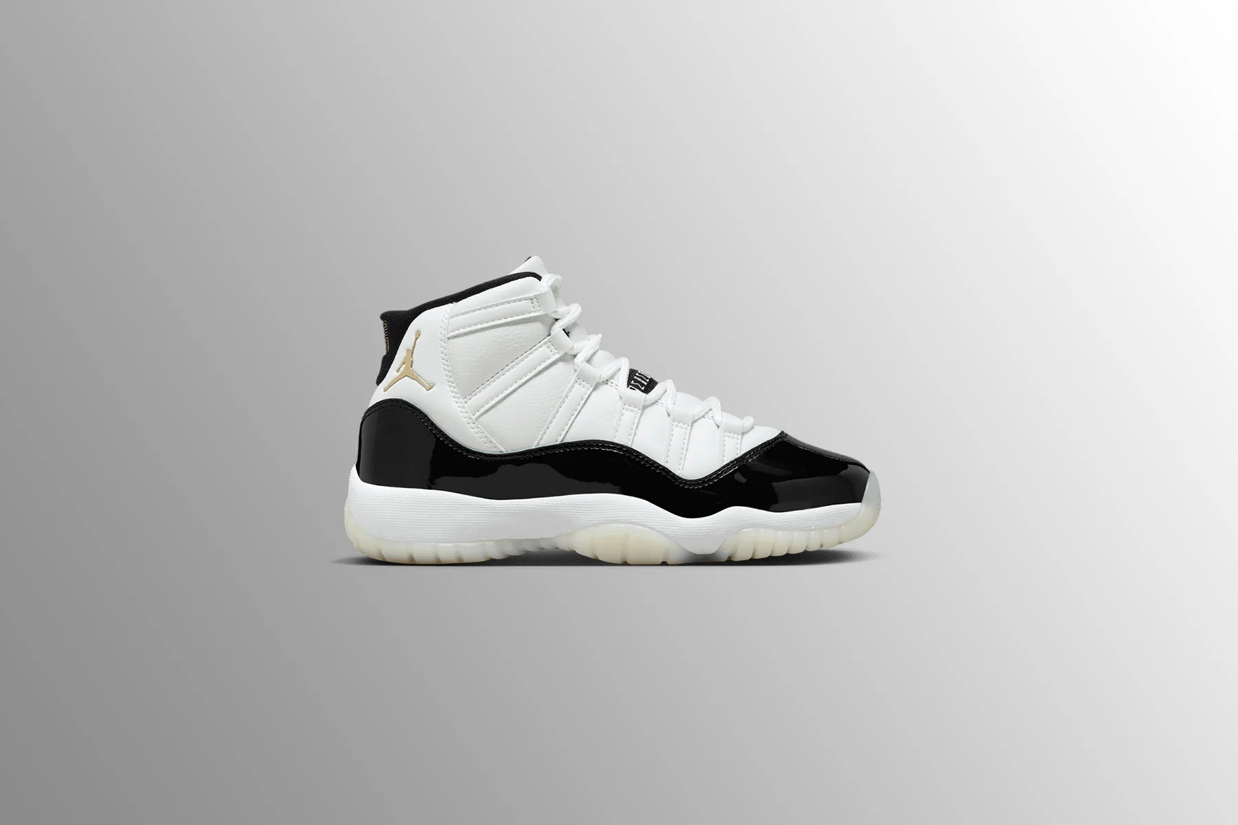 Air Jordan 11 Retro GS Gratitude Defining Moments White Metallic Gold Black