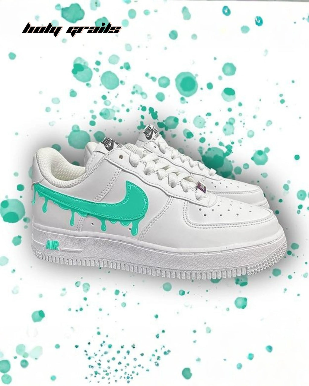 Air Force 1 x Turquoise Turtle Drip