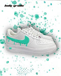 Air Force 1 x Turquoise Turtle Drip