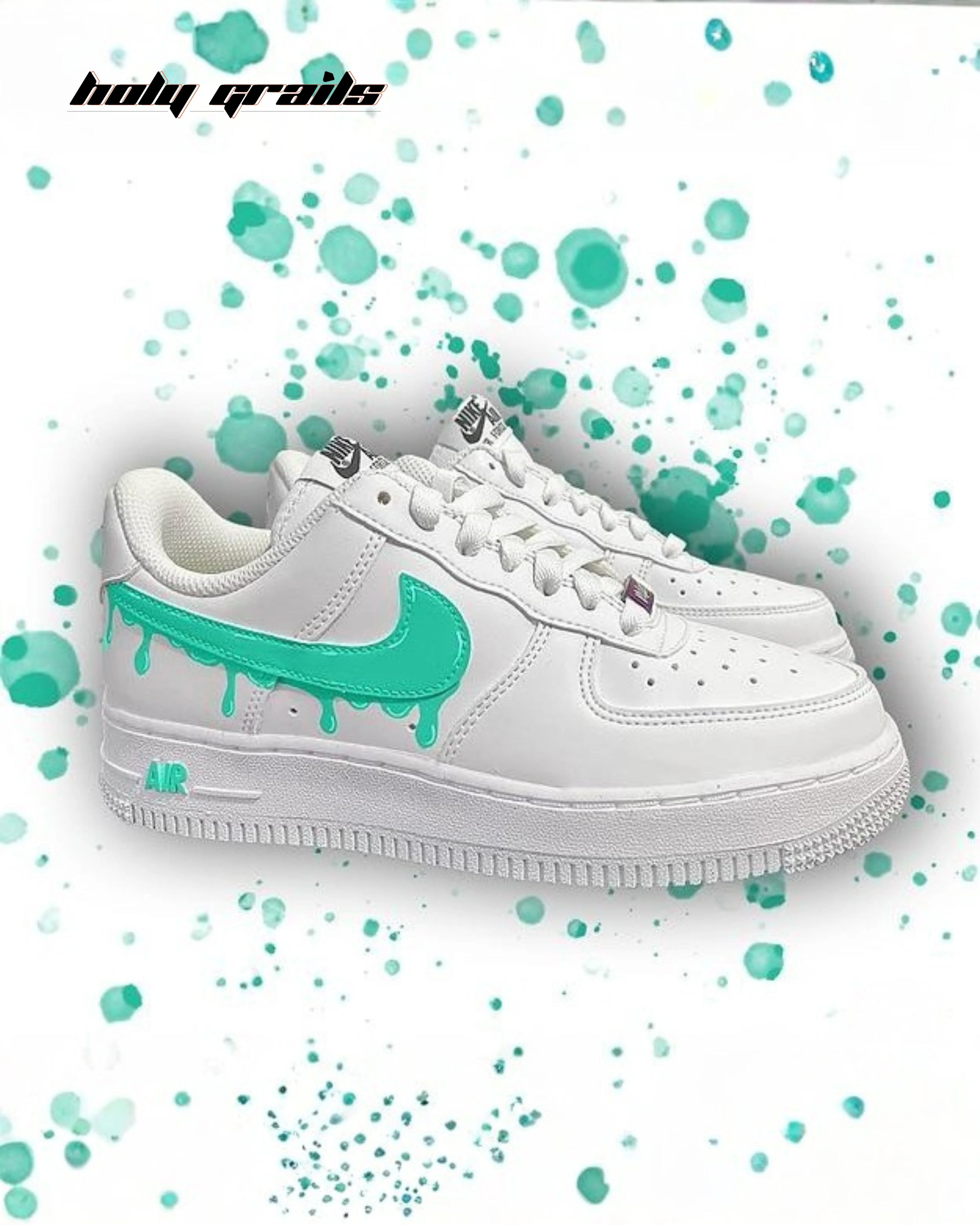 Air Force 1 x Turquoise Turtle Drip